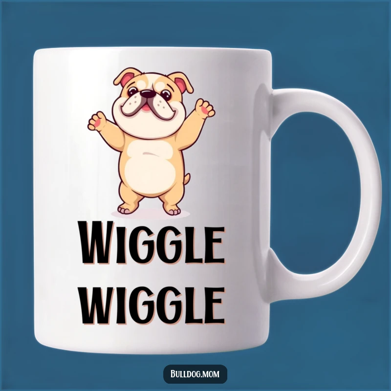 Funny Bulldog Dance Mug: Unleash Joy with This Clumsy Pup's Humorous Gift