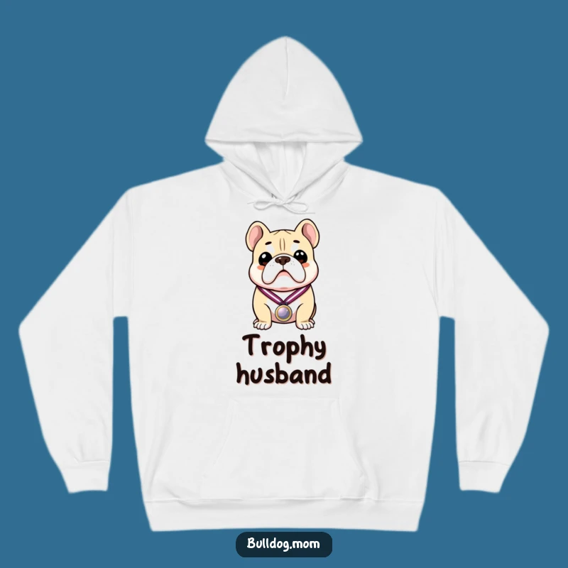 Funny Bulldog Champion Hoodie: Cozy Up with This Proud Pup's Humorous Medal Gift