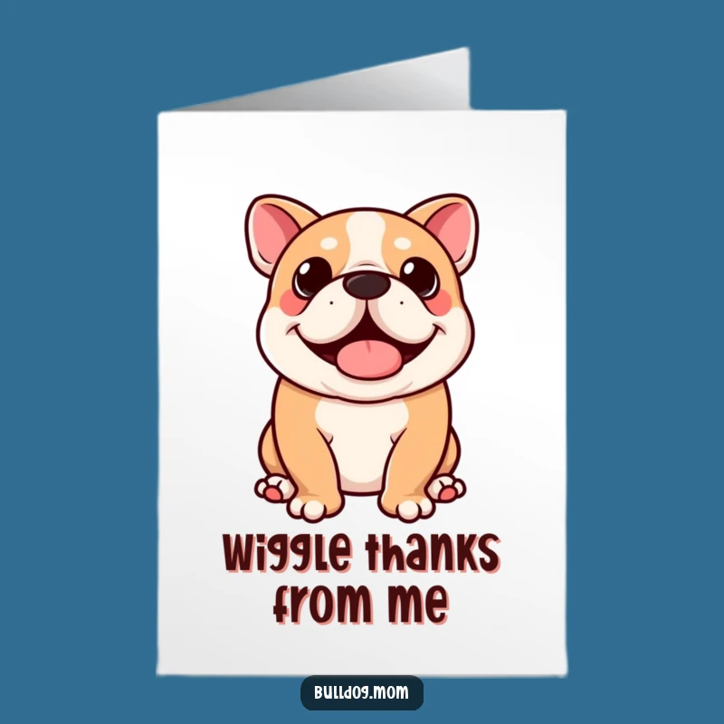 Free Printable Thank You Card: Wiggling Pup's Joy