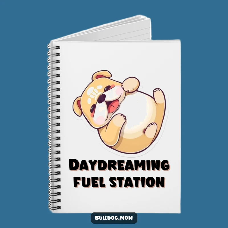 Funny Kawaii Bulldog Notebook - Playful Pup Journal Gift