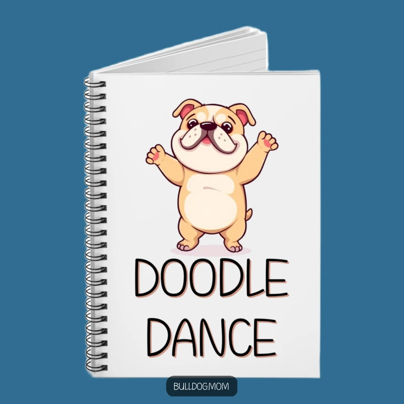 Funny Bulldog Dance Notebook: Jots Down Your Happy Moves with This Humorous Journal