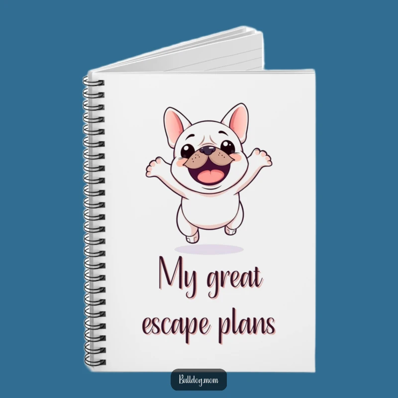 Funny Kawaii Bulldog Jump Notebook: Hilarious Gift for Dog Lovers' Notes!