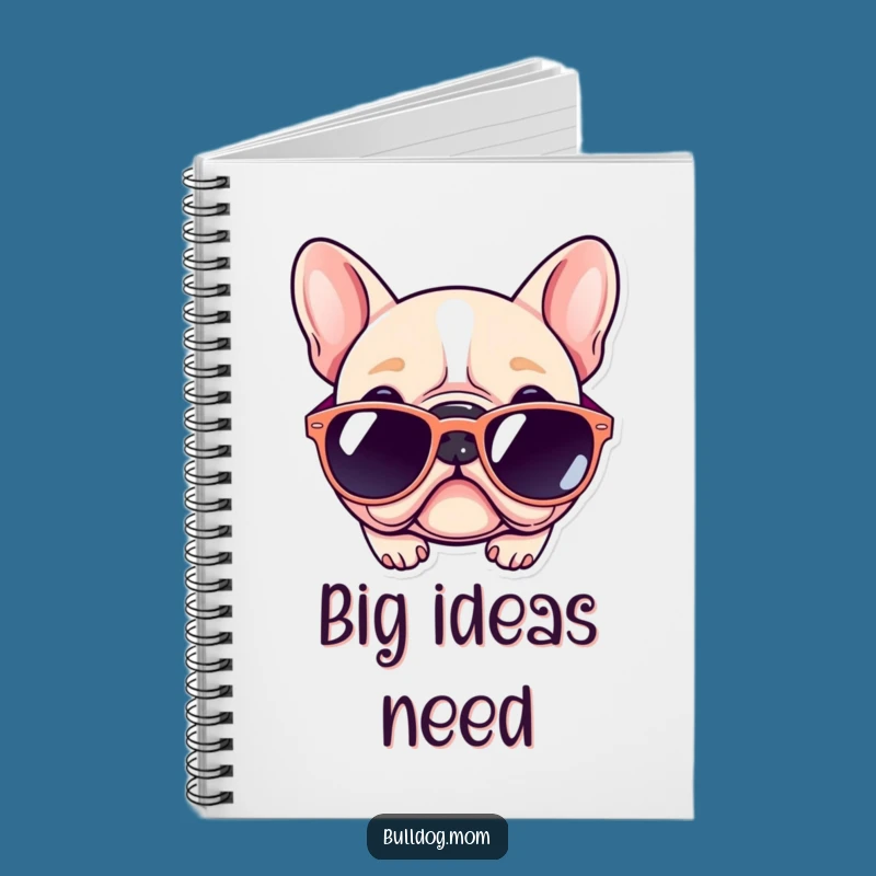 Funny Kawaii Bulldog Notebook: Jot Down Stylish Notes, a Cute Dog Gift