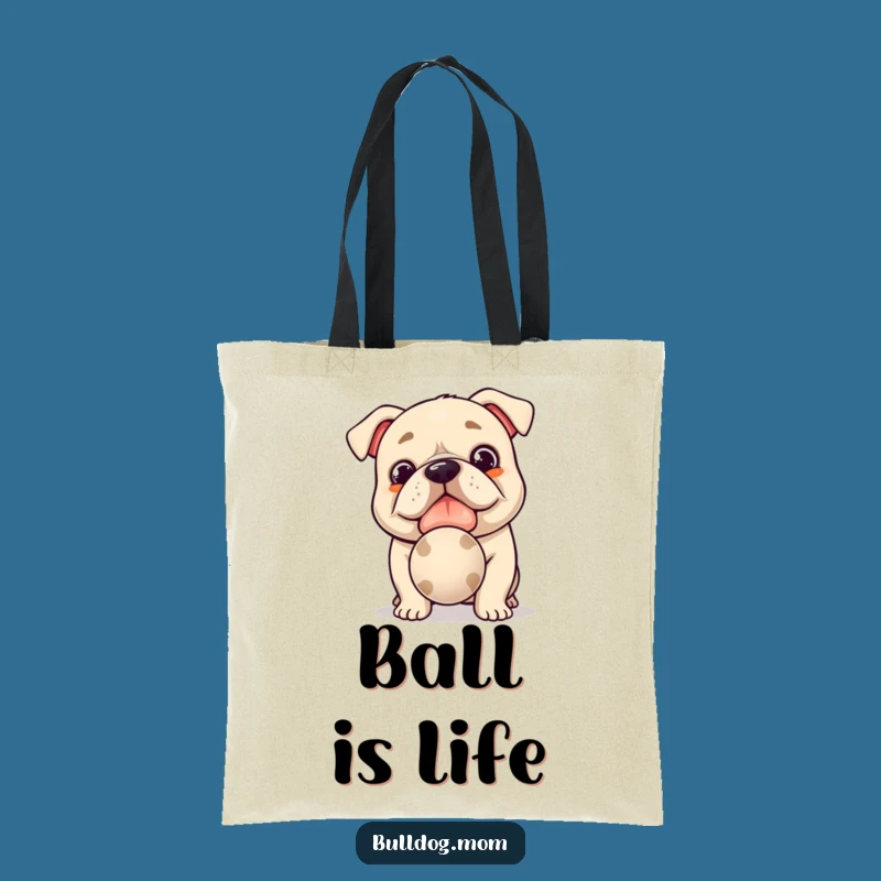 Funny Kawaii Bulldog Tote Bag: Carry Playtime Fun, a Practical Dog Lover Gift