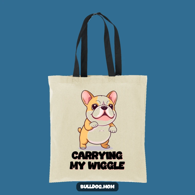 Funny Kawaii Bulldog Dance Tote Bag: Carry Your Laughs and Essentials in Style!